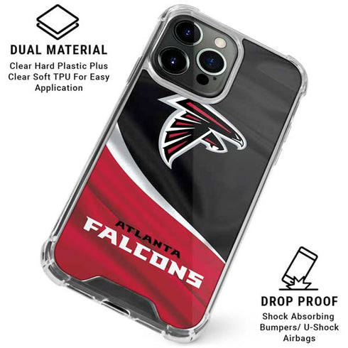 NFL Atlanta Falcons iPhone 16 Pro Clear Case